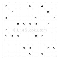 Play evil daily sudoku number 1694232