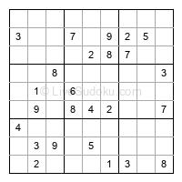 Play evil daily sudoku number 1737889