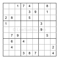 Play evil daily sudoku number 1777159