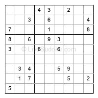 Play evil daily sudoku number 1789107