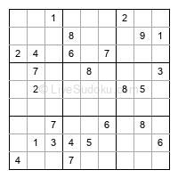 Play evil daily sudoku number 1831260