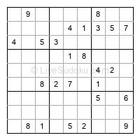 Play evil daily sudoku number 1928127