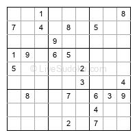 Play evil daily sudoku number 1945861