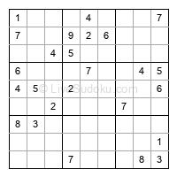 Play evil daily sudoku number 1978931