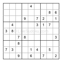 Play evil daily sudoku number 1993642
