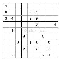 Play evil daily sudoku number 1996008