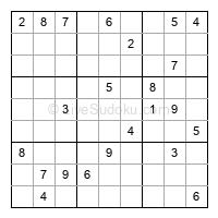Play hard daily sudoku number 1031987