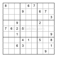 Play hard daily sudoku number 1046396