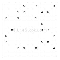 Play hard daily sudoku number 1047059
