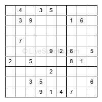 Play hard daily sudoku number 1047721