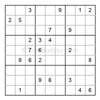 Play hard daily sudoku number 1053429