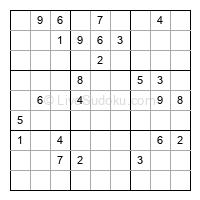Play hard daily sudoku number 1053843