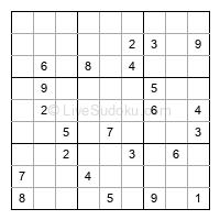 Play hard daily sudoku number 1061600