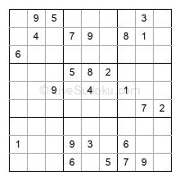 Play hard daily sudoku number 1079281