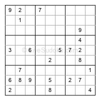 Play hard daily sudoku number 1085444