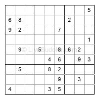 Play hard daily sudoku number 1095974