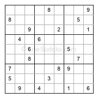 Play hard daily sudoku number 1101750
