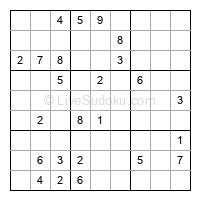 Play hard daily sudoku number 1107600