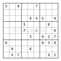 Play hard daily sudoku number 1108776