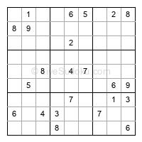 Play hard daily sudoku number 1163110