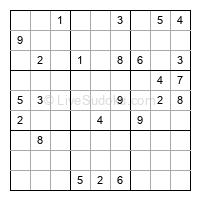 Play hard daily sudoku number 1165362