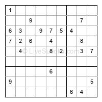 Play hard daily sudoku number 1180053