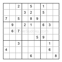 Play hard daily sudoku number 1190143