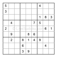 Play hard daily sudoku number 1202369