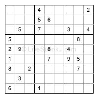 Play hard daily sudoku number 1203957