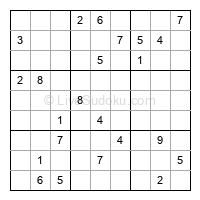 Play hard daily sudoku number 1235427