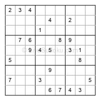 Play hard daily sudoku number 1245119