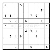 Play hard daily sudoku number 1274022