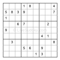 Play hard daily sudoku number 1300927