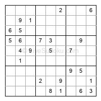 Play hard daily sudoku number 1306117
