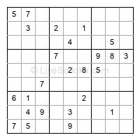 Play hard daily sudoku number 1319659