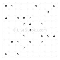 Play hard daily sudoku number 1322329