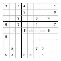 Play hard daily sudoku number 1389810