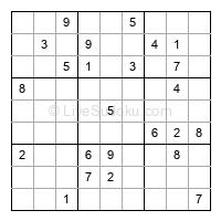 Play hard daily sudoku number 1395733