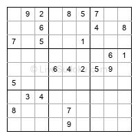 Play hard daily sudoku number 1400581
