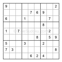 Play hard daily sudoku number 1407711