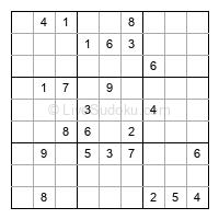 Play hard daily sudoku number 1411970