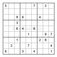 Play hard daily sudoku number 1425512