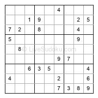Play hard daily sudoku number 1437622