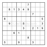 Play hard daily sudoku number 1472422