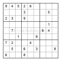 Play hard daily sudoku number 1488171