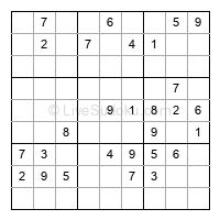 Play medium daily sudoku number 504213