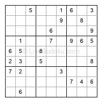 Play medium daily sudoku number 555825