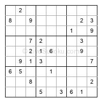 Play medium daily sudoku number 569763