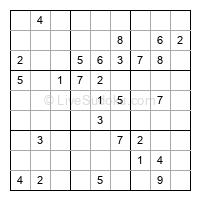 Play medium daily sudoku number 585124