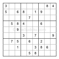 Play medium daily sudoku number 601267